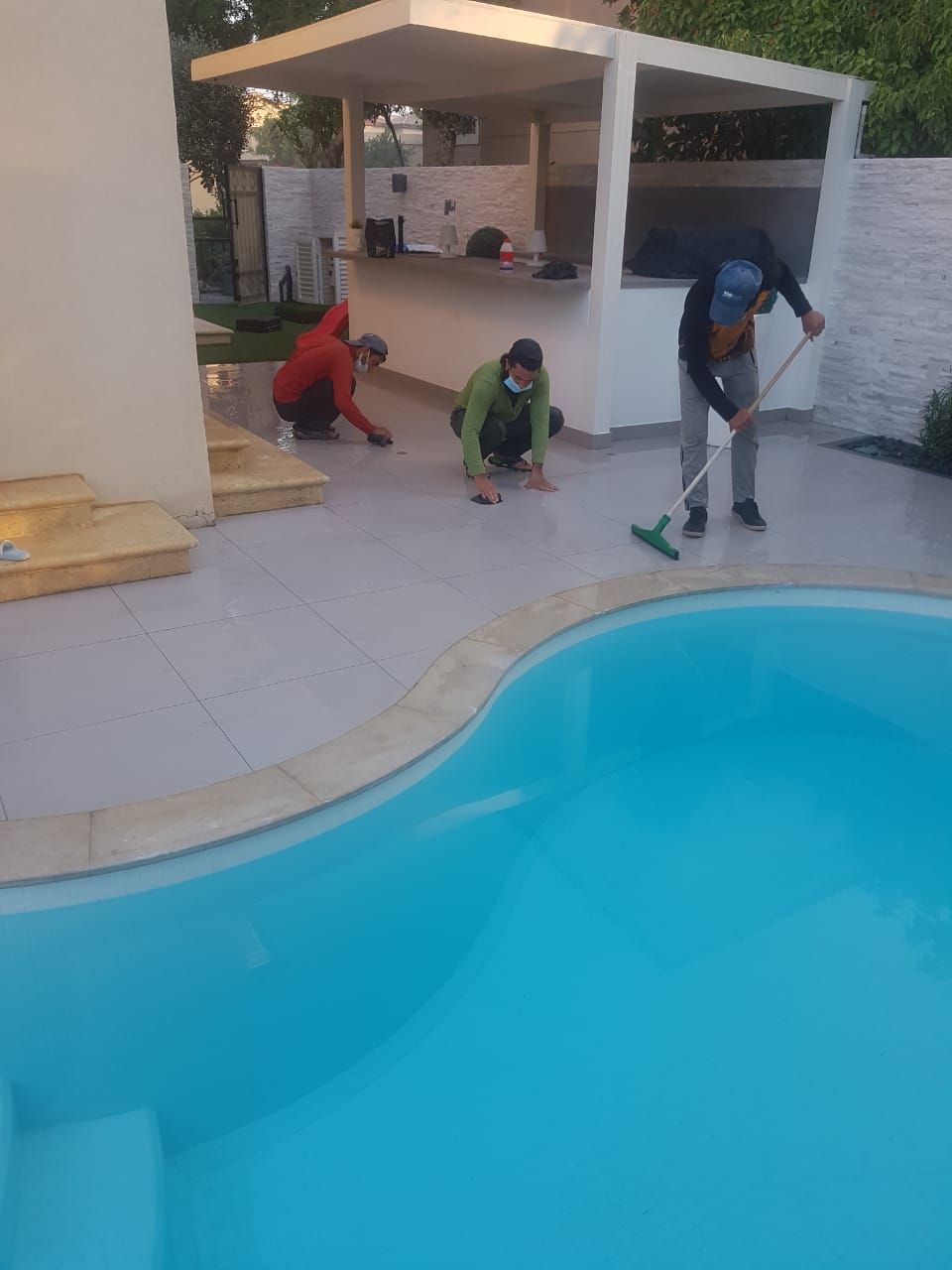 Pool Aerial View